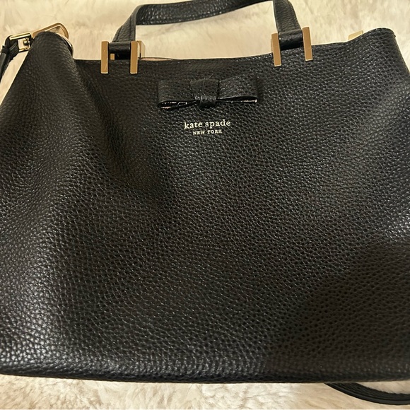 kate spade Handbags - Kate Spade Black Textured Shoulder Bag
